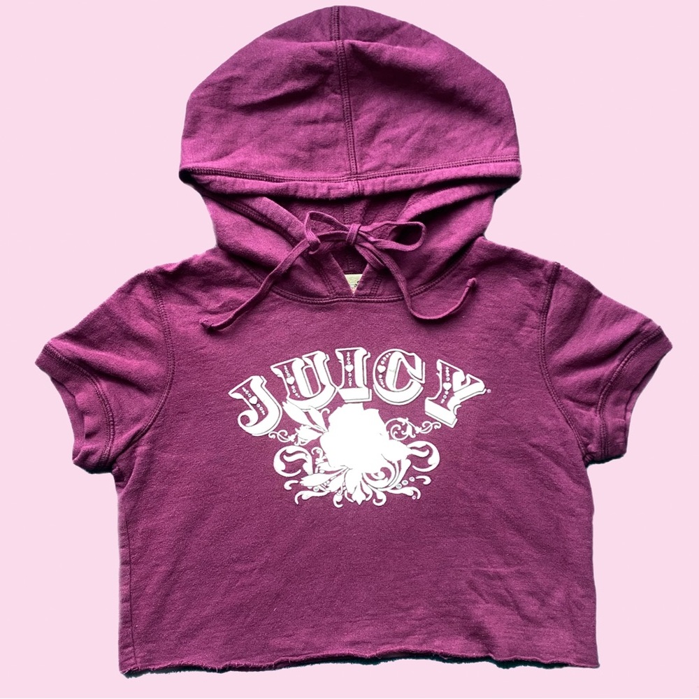 Juicy Rose Cropped Hoodie
